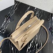 Prada Saffiano Leather Prada Kristen Handbag Beige 1BA297 26x20x13.5cm - 3