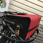 Prada Medium Esplanade Leather Tote Bag Red 1BA046 30×23×15cm - 2
