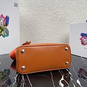 Prada Mini Galleria Saffiano Leather Bag Orange 1BA296 23x16.5x10cm - 4