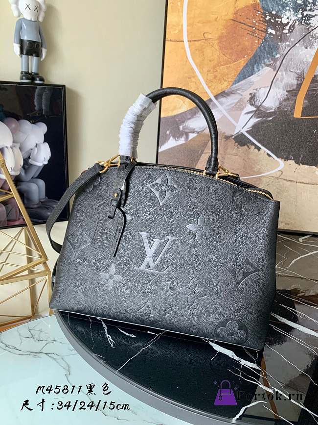 Louis Vuitton Grand Palais Monogram Pattern Black M45811 34x24x15cm - 1