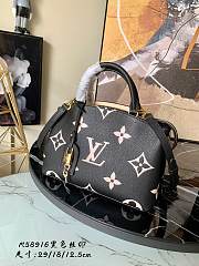 Louis Vuitton Petit Palais Bicolor Monogram Pattern Black/Beige M58913 29x18x12.5cm - 1