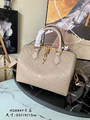 Louis Vuitton Speedy Bandoulière 25 Monogram Pattern Tourterelle M59273 25x19x15cm - 1