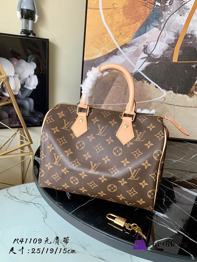 Buy Louis Vuitton Monogram Canvas Speedy 25 M41109 Purse Handbag at