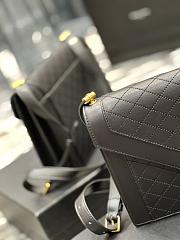 Ysl Gaby Satchel In Lambskin Black 6688631 26×18×5cm - 6