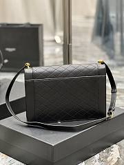 Ysl Gaby Satchel In Lambskin Black 6688631 26×18×5cm - 5