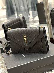 Ysl Gaby Satchel In Lambskin Black 6688631 26×18×5cm - 4