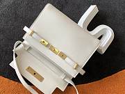 Ysl Small Manhattan Shoulder Bag Leather White 6756260 24x17.5x6cm - 2