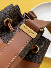Ysl Le Monogramme Bucket Bag Canvas Smooth Leather 5686062 25x17x30cm - 3