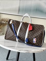 Louis Vuitton LVxNBA Basketball Keepall Monogram Brown M45587 55x27x20cm - 1