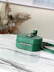 Louis Vuitton Petite Boite Chapeau Crocodile Leather Emeraude N93598 17.5x16.5x7.5cm - 6