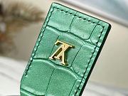 Louis Vuitton Petite Boite Chapeau Crocodile Leather Emeraude N93598 17.5x16.5x7.5cm - 3