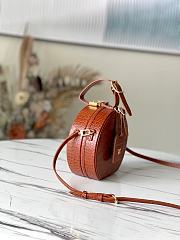 Louis Vuitton Petite Boite Chapeau Crocodile Leather Noisette N98987 17.5x16.5x7.5cm - 5