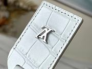 Louis Vuitton Petite Boite Chapeau Crocodile Leather White N94071 17.5x16.5x7.5cm - 6