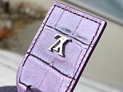 Louis Vuitton Petite Boite Chapeau Crocodile Leather Amethyst N95555 17.5x16.5x7.5cm - 6