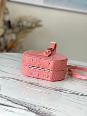 Louis Vuitton Petite Boite Chapeau Crocodile Leather Tourmaline Rose N94160 17.5x16.5x7.5cm - 3