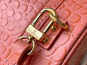 Louis Vuitton Petite Boite Chapeau Crocodile Leather Tourmaline Rose N94160 17.5x16.5x7.5cm - 2