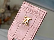 Louis Vuitton Petite Boite Chapeau Crocodile Leather Light Rose N94160 17.5x16.5x7.5cm - 4