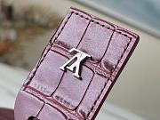 Louis Vuitton Petite Boite Chapeau Crocodile Leather Bordeaux N94635 17.5x16.5x7.5cm - 5
