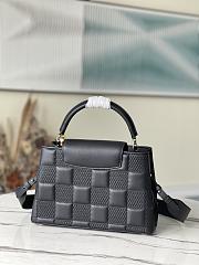 Louis Vuitton Capucines MM Damier Quilt Lambskin Black 31.5x20x11cm - 5