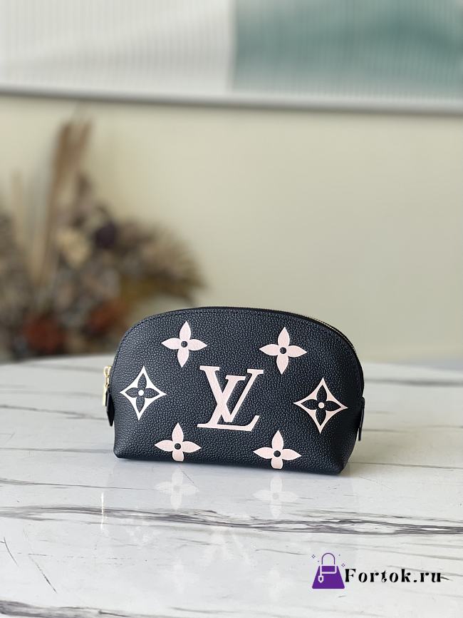 Louis Vuitton Pochette Cosmetique PM Black M59086 17x12x6cm - 1