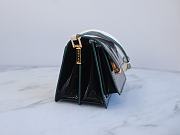 Marni Mini Trunk Bag Patent Leather Black/White Z476N 18×13×6.5cm - 4