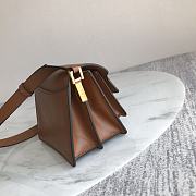 Marni Mini Trunk Bag Leather Brown Z476N 18×13×6.5cm - 5