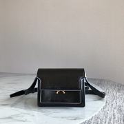 Marni Mini Trunk Bag Leather Black Z476N 18×13×6.5cm - 1