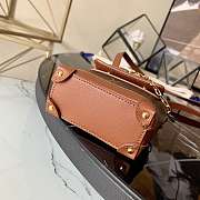 Louis Vuitton Mini Steamer Pouch Monogram Eclipse Canvas Brown M00340 9.5cm - 6