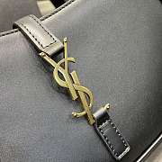Ysl Le 5 À 7 Hobo Bag In Smooth Leather Black 6572282 25x14x6cm - 2