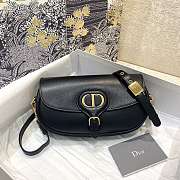 Dior Bobby East West Smooth Leather Black M9327 21x5x12cm - 1