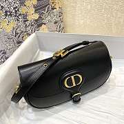 Dior Bobby East West Smooth Leather Black M9327 21x5x12cm - 3