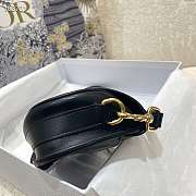 Dior Bobby East West Smooth Leather Black M9327 21x5x12cm - 4