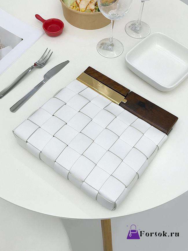 Bottega Veneta Snap White 647747 27x5x28cm - 1
