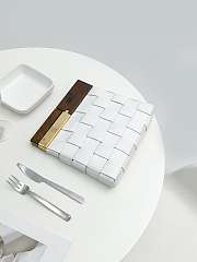 Bottega Veneta Snap White 647747 27x5x28cm - 5