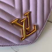 Louis Vuitton New Wave Multi Pochette Quilted Leather Brume M57864 21x13x6.5cm - 6