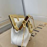 Fendi Nano First Charm Nappa Leather White 7AS051 11.5x5.5x10cm - 2