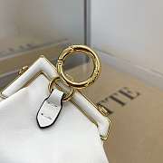 Fendi Nano First Charm Nappa Leather White 7AS051 11.5x5.5x10cm - 3