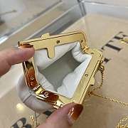 Fendi Nano First Charm Nappa Leather White 7AS051 11.5x5.5x10cm - 4