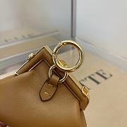 Fendi Nano First Charm Nappa Leather Brown 7AS051 11.5x5.5x10cm - 5