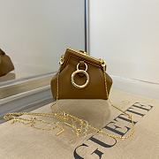 Fendi Nano First Charm Nappa Leather Brown 7AS051 11.5x5.5x10cm - 3