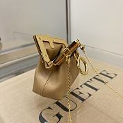 Fendi Nano First Charm Nappa Leather Tan 7AS051 11.5x5.5x10cm - 6
