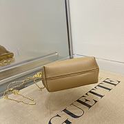Fendi Nano First Charm Nappa Leather Tan 7AS051 11.5x5.5x10cm - 5