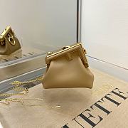 Fendi Nano First Charm Nappa Leather Tan 7AS051 11.5x5.5x10cm - 2