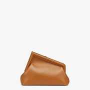 Fendi Small First Leather Bag Brown 8BP129ABVE 26×18×9.5cm - 4