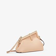 Fendi Small First Leather Bag Pink 8BP129ABVE 26×18×9.5cm - 4
