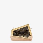 Fendi Small First Leather Bag Pink 8BP129ABVE 26×18×9.5cm - 3