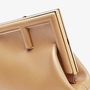 Fendi Small First Leather Bag Beige 8BP129ABVE 26×18×9.5cm - 2