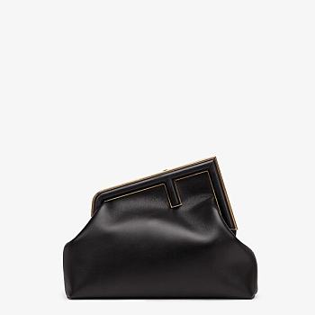 Fendi Medium First Leather Bag Black 8BP127ABVE 32×23×15cm