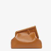 Fendi Medium First Leather Bag Tan 8BP127ABVE 32×23×15cm - 1