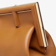 Fendi Medium First Leather Bag Tan 8BP127ABVE 32×23×15cm - 2